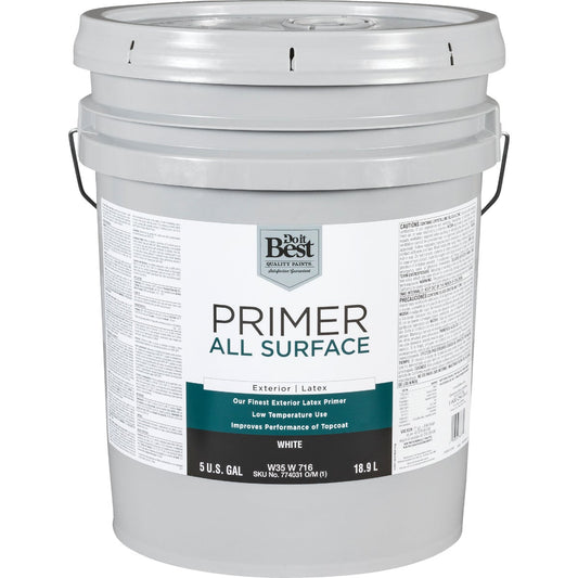 Do it Best White Exterior Primer, 5 Gal.