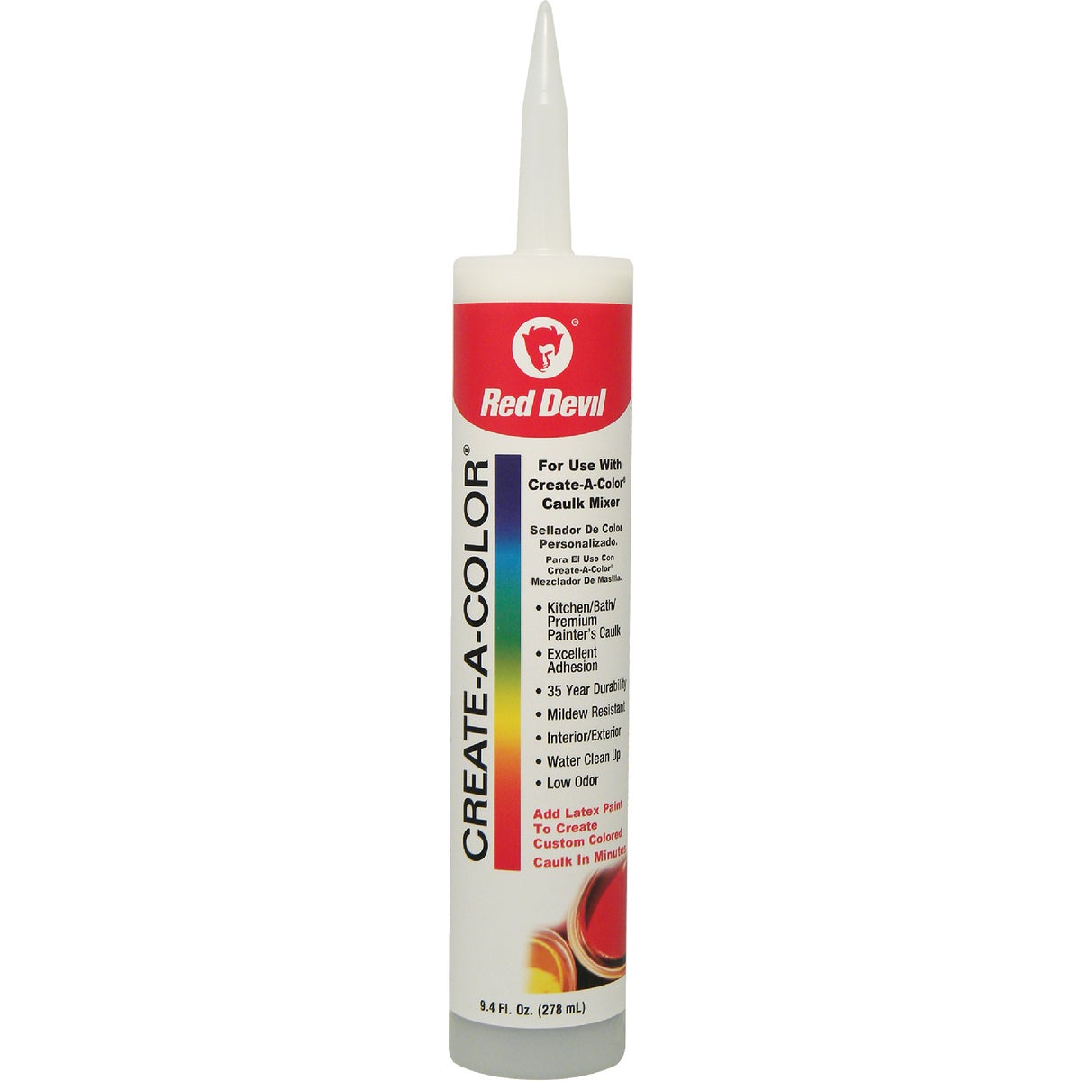 Red Devil Create A Color 9.4 Oz. Tint Base Tintable Caulk