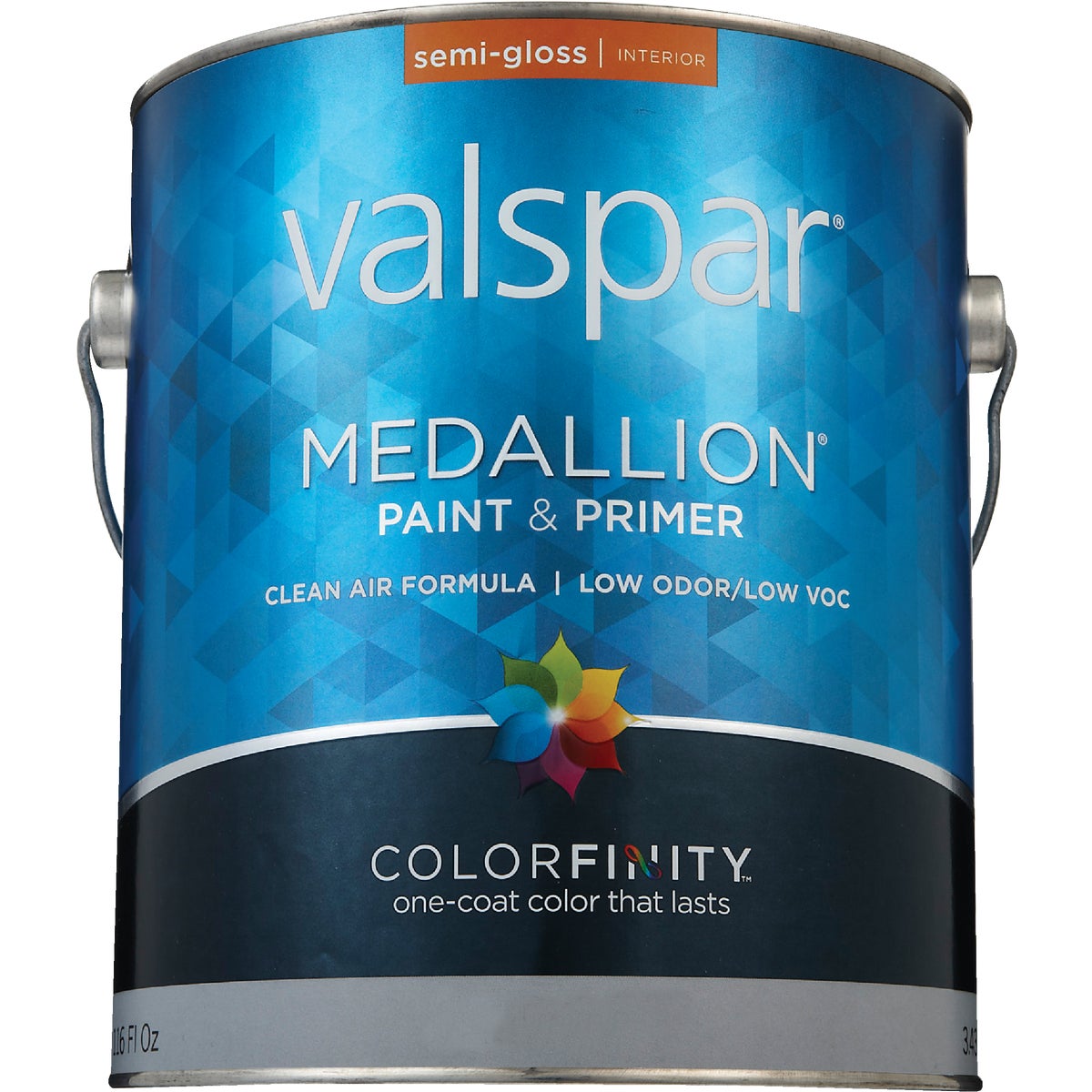 Valspar Medallion 100% Acrylic Paint & Primer Semi-Gloss Interior Wall Paint, Pastel Base, 1 Gal.