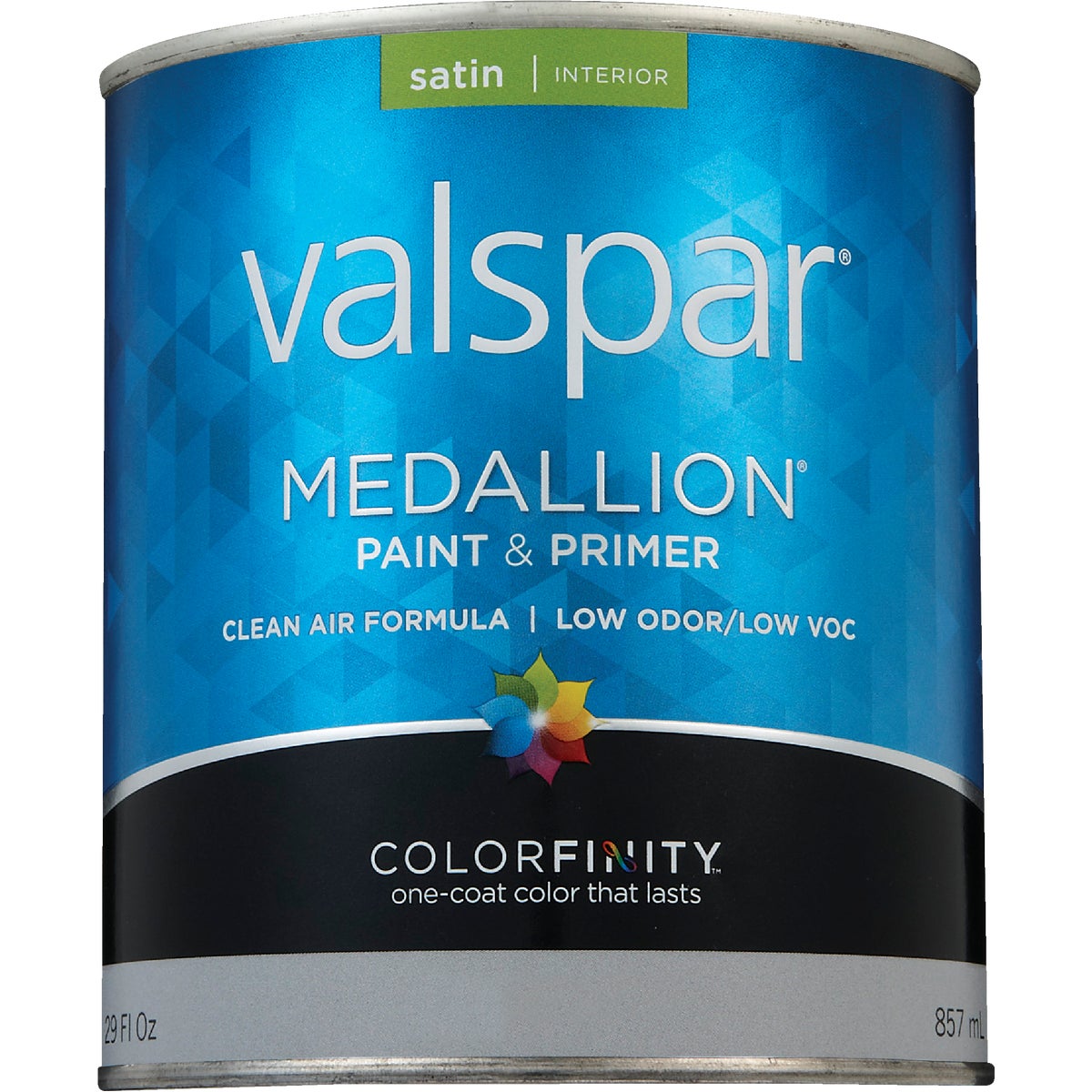 Valspar Medallion 100% Acrylic Paint & Primer Satin Interior Wall Paint, Pastel Base, 1 Qt.