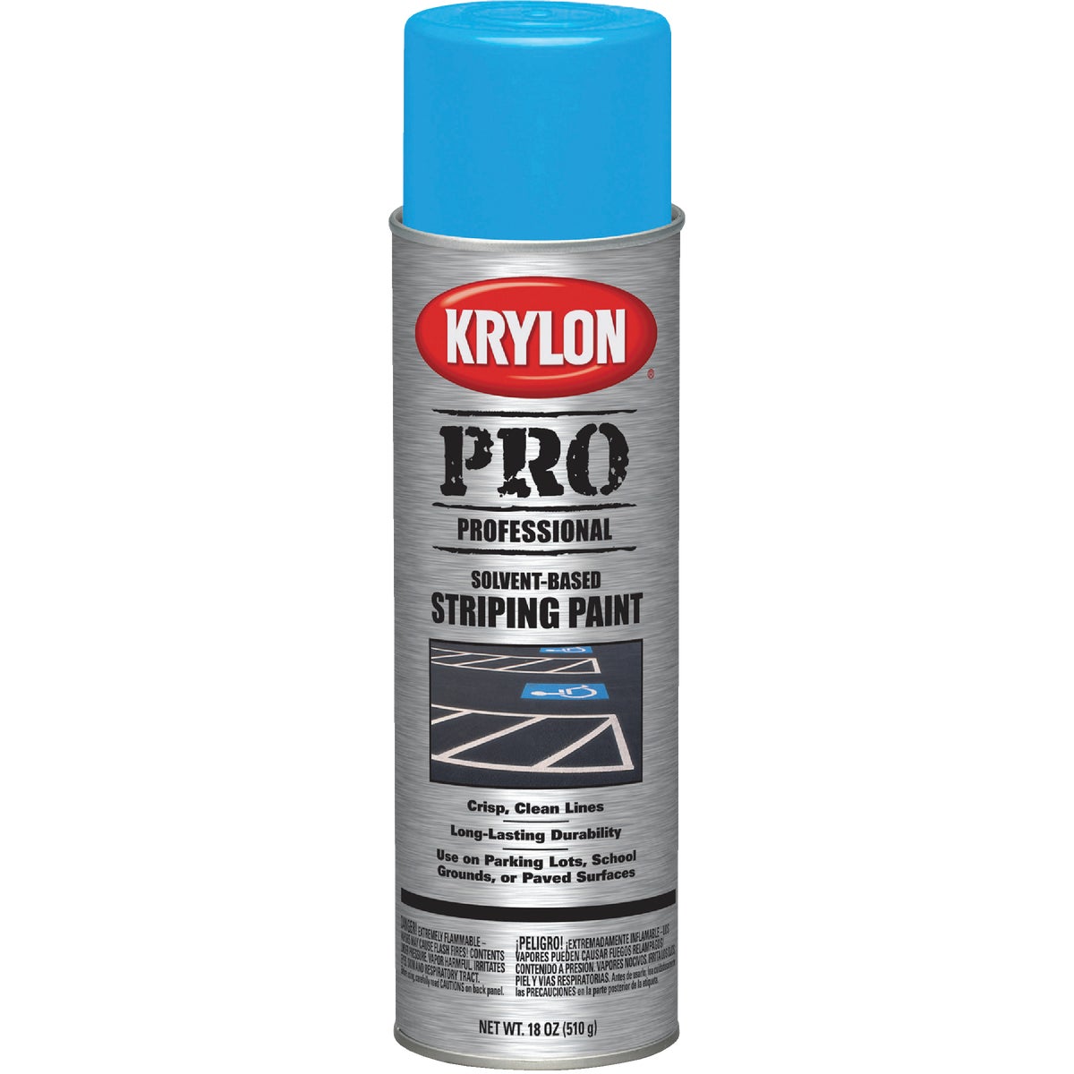 Krylon Handicap Blue 18 Oz. Professional Striping Paint