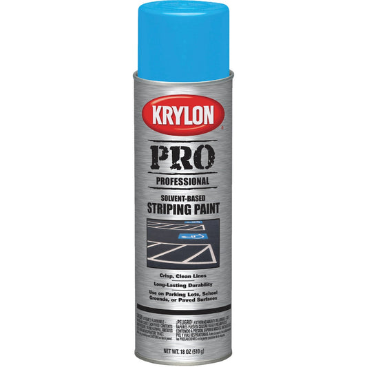 Krylon Handicap Blue 18 Oz. Professional Striping Paint