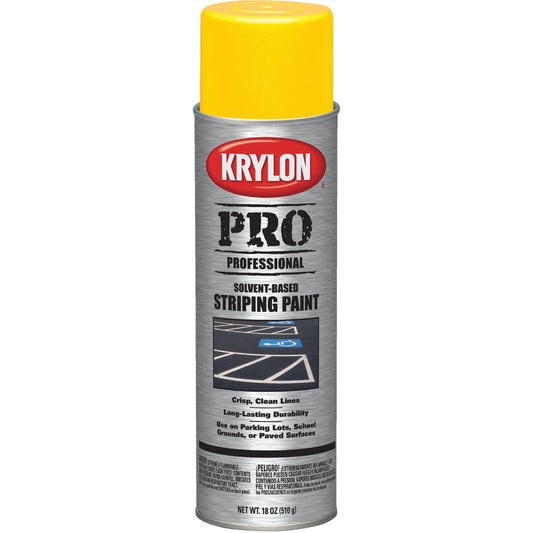 Krylon Highway Yellow 18 Oz. Professional Striping Paint