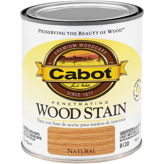 Cabot Penetrating Wood Stain, Natural, 1 Qt.