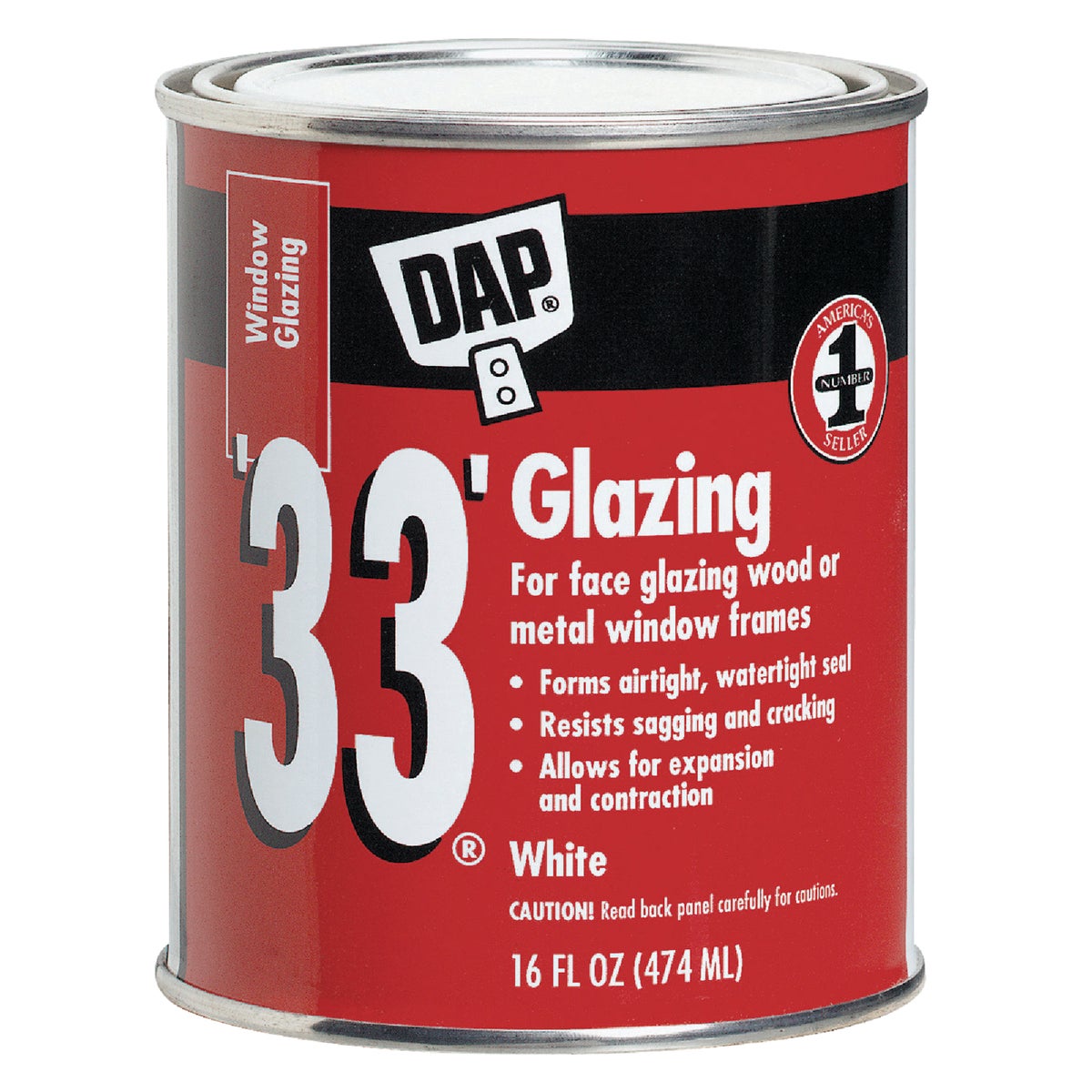 DAP 33 16 Oz. Glazing Compound