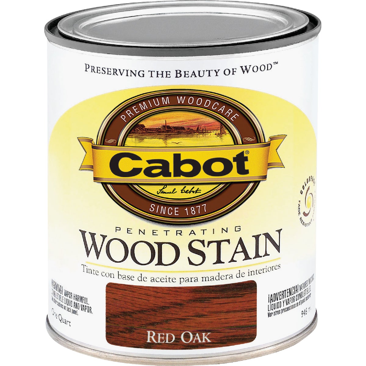 Cabot Penetrating Wood Stain, Red Oak, 1 Qt.