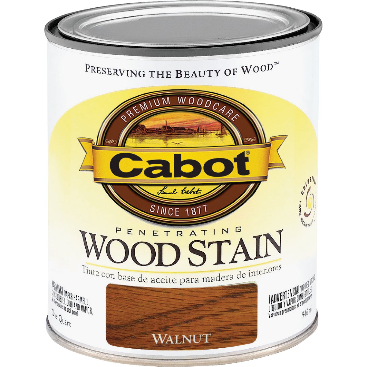 Cabot Penetrating Wood Stain, Walnut, 1 Qt.