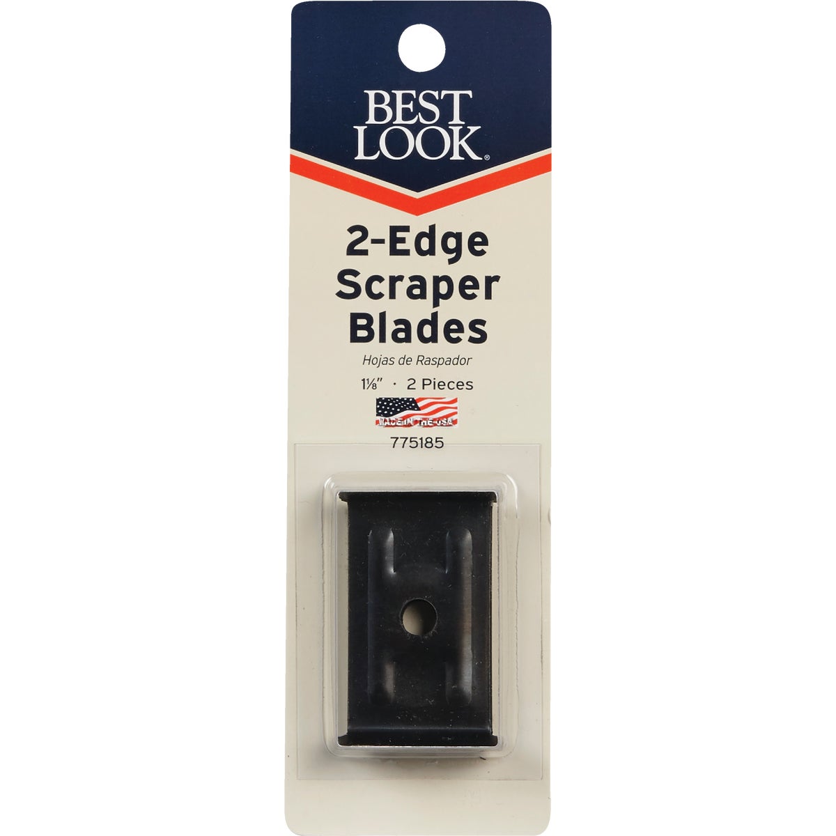 Best Look 1-1/8 In. Replacement Scraper Blade (2-Pack)