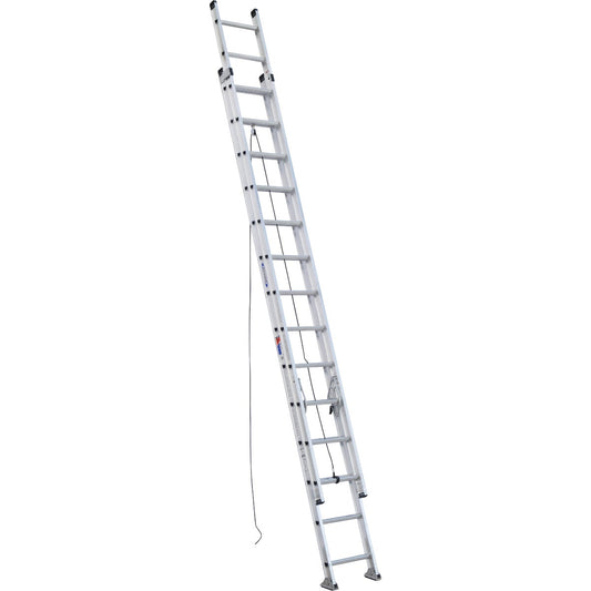 Werner 28 Ft. Aluminum Extension Ladder with 300 Lb. Load Capacity Type IA Duty Rating