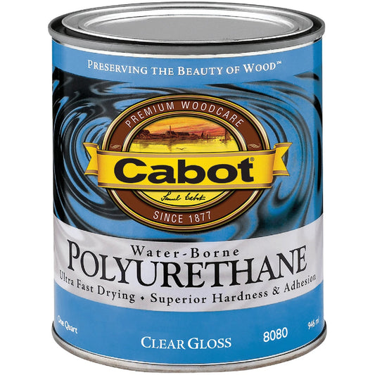 Cabot Water-Borne Gloss Interior Polyurethane, 1 Qt.