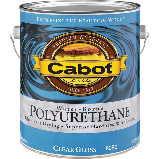 Cabot Water-Borne Gloss Interior Polyurethane, 1 Gal.