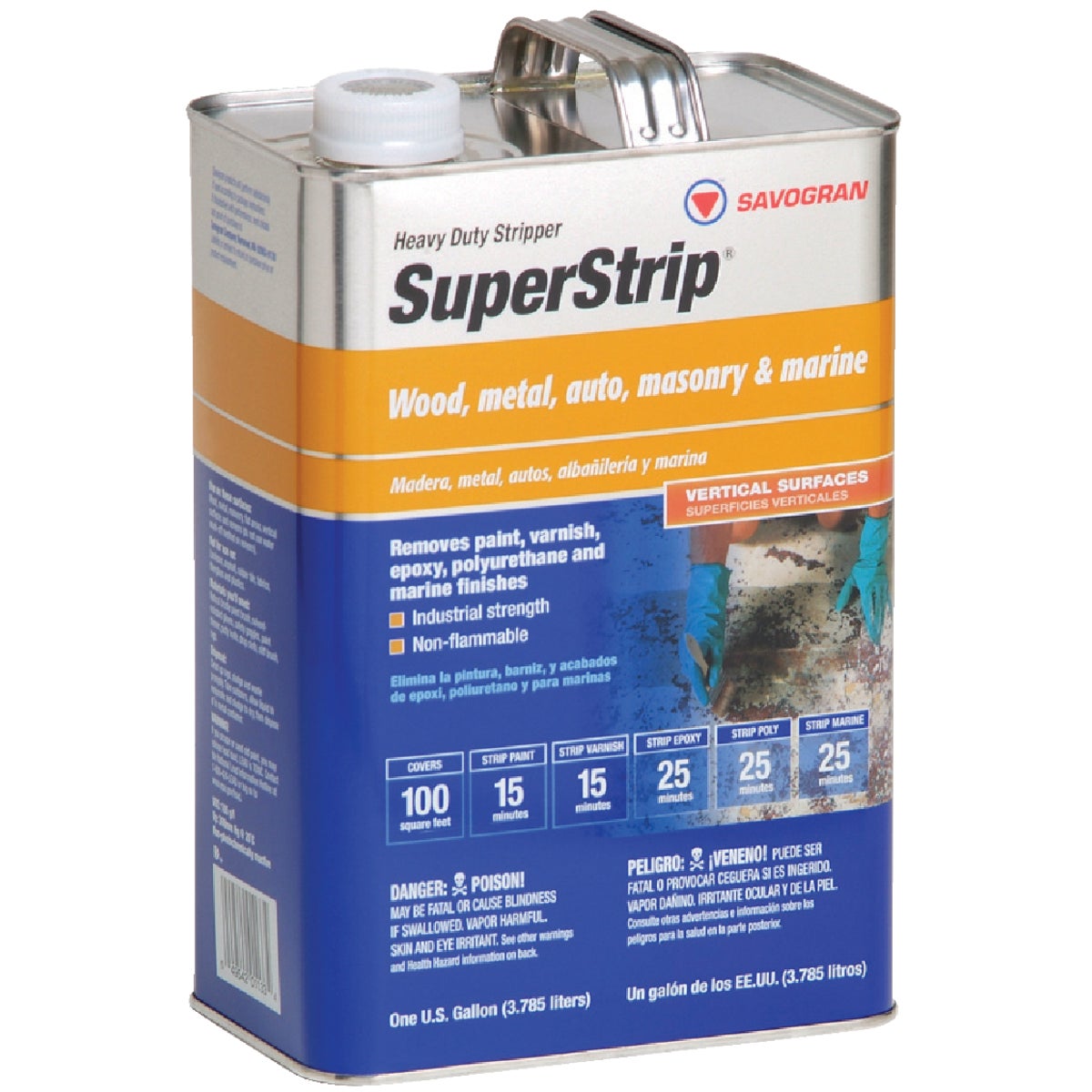 Savogran SuperStrip Gallon Extra Strength, Deep Cutting, Paint & Varnish Stripper