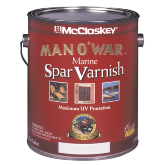 McCloskey Man O'War Satin Marine Interior & Exterior Varnish, Gallon