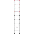Hailo 9 Ft. Aluminum 9-Rung Telescoping Ladder with 330 Lb. Load Capacity