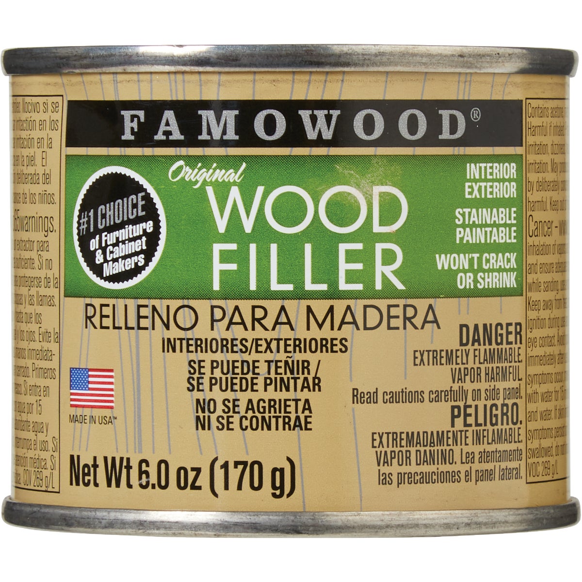 FAMOWOOD Cherry  6 Oz. Wood Filler