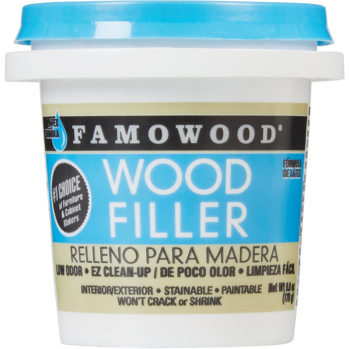 FAMOWOOD Natural  6 Oz. Wood Filler