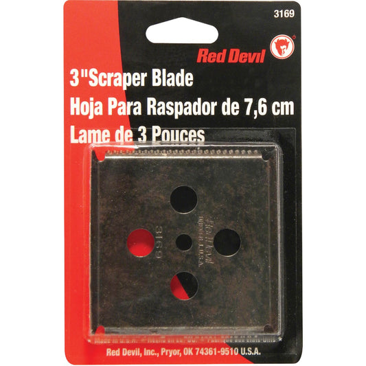 Red Devil 3 In. 4-Edge Replacement Scraper Blade