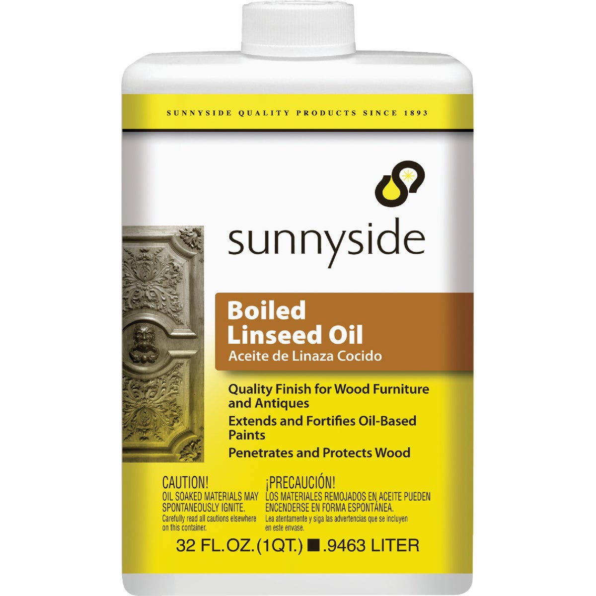 Sunnyside Boiled Linseed Oil, 1 Qt.