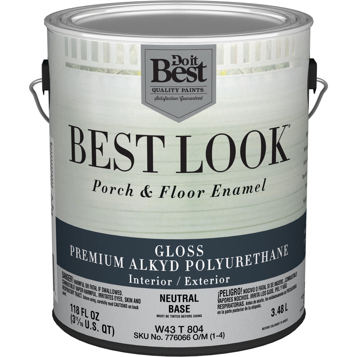 Best Look 1 Gal. Neutral Base Polyurethane Gloss Porch & Floor Enamel