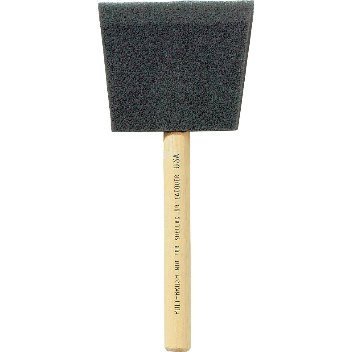 Jen 3 In. Poly Foam Brush with Wood Handle