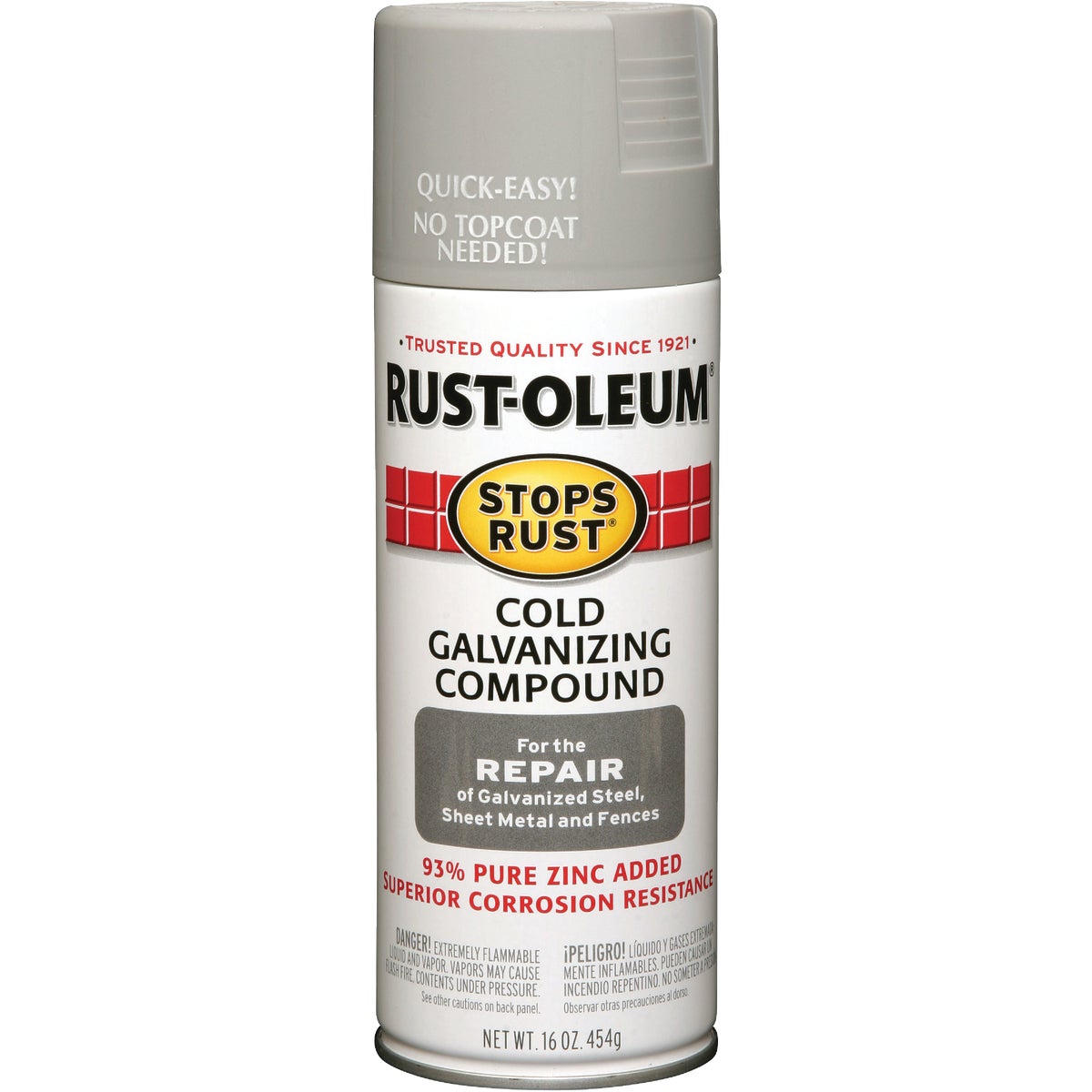 Rust-Oleum Stops Rust Gray Galvanized 16 Oz. Anti-Rust Spray Paint