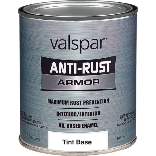 Valspar Anti-Rust Oil-Based Gloss Armor Rust Control Enamel, Tint Base, 1 Qt.