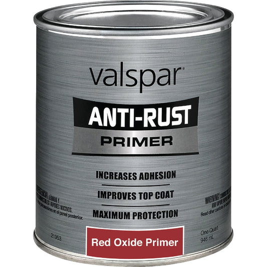 Valspar Anti Rust Primer, Red Oxide, 1 Qt.