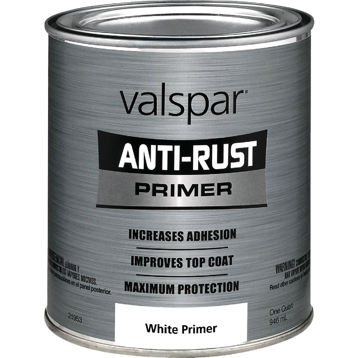 Valspar Anti Rust Primer, White, 1 Qt.