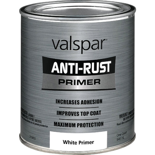 Valspar Anti Rust Primer, White, 1 Qt.