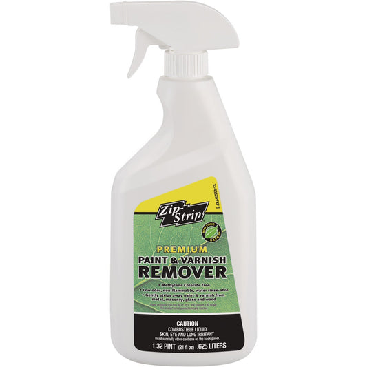 Zip-Strip 21 Oz. Premium Methylene Chloride Free Paint & Varnish Remover with Sprayer