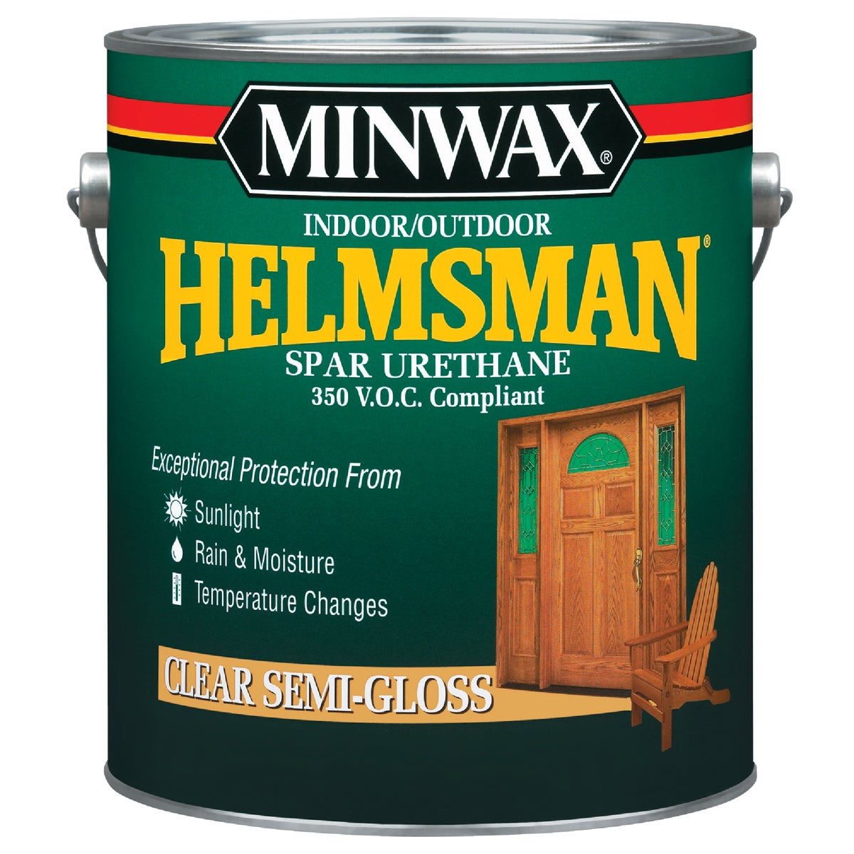 Minwax Helmsman VOC Semi-Gloss Spar Interior & Exterior Varnish, Gallon