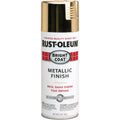 Rust-Oleum Bright Coat Gold Metallic Gloss 11 Oz. Stops Rust Spray Paint