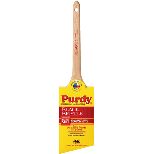 Purdy Black Bristle 3 In. Angular Trim Paint Brush