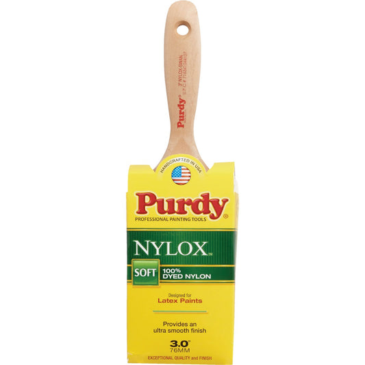 Purdy Nylox Swan 3 In. Flat Wall Paint Brush