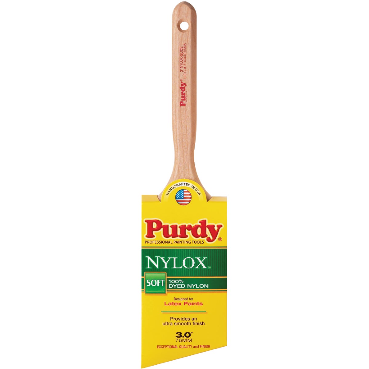 Purdy Nylox Glide 3 In. Angular Trim Soft Paint Brush