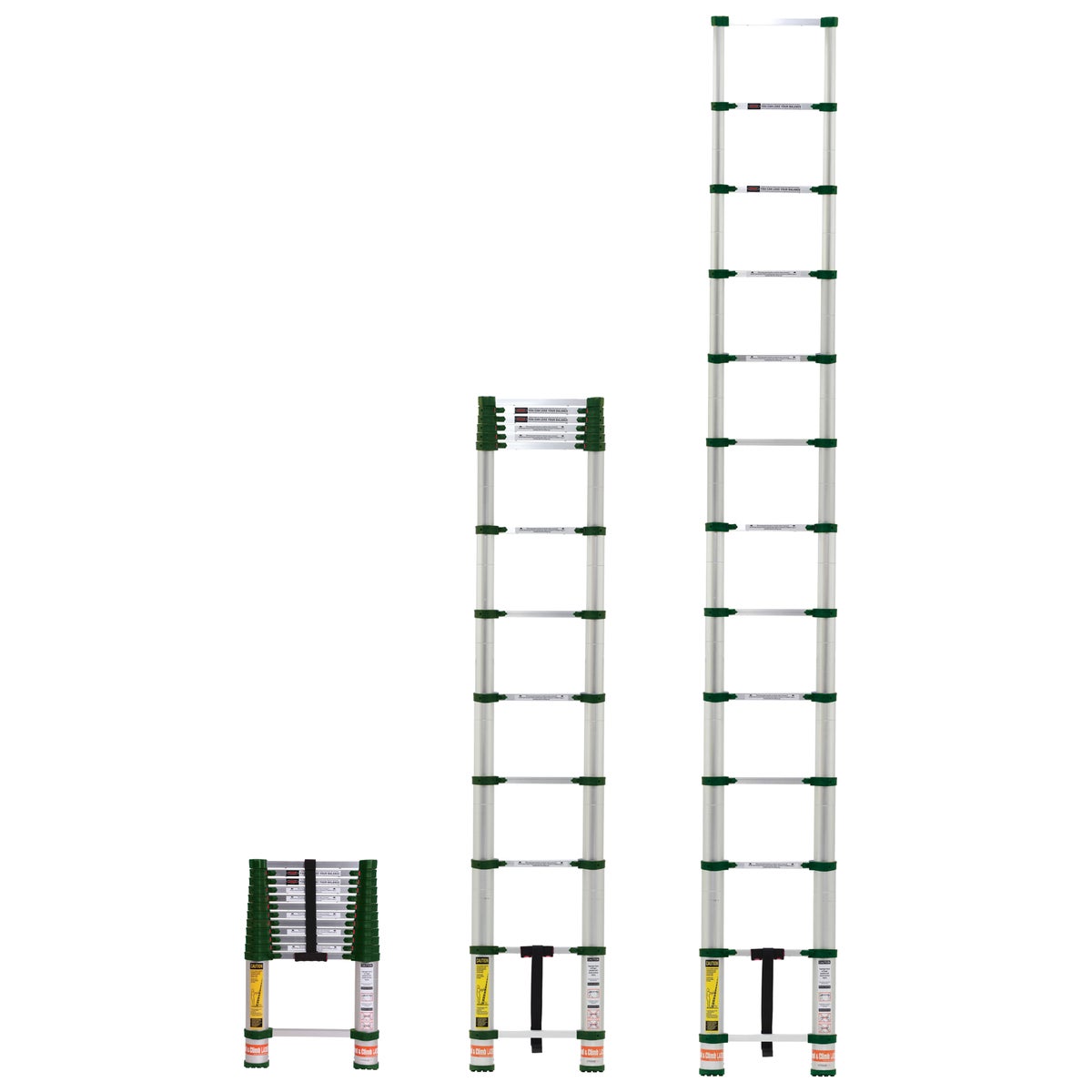 Xtend+Climb 12-1/2 Ft. Aluminum Extension Telescoping Ladder with 300 Lb. Load Capacity Type IA Ladder Rating