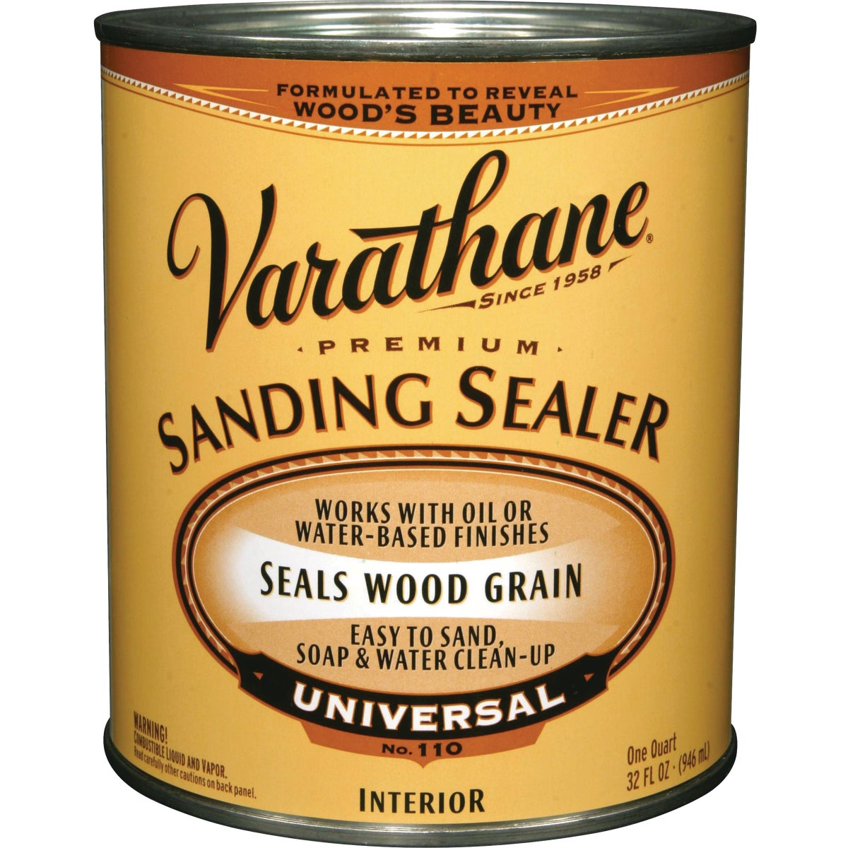 Varathane Clear Acrylic Sanding Sealer, 1 Qt.