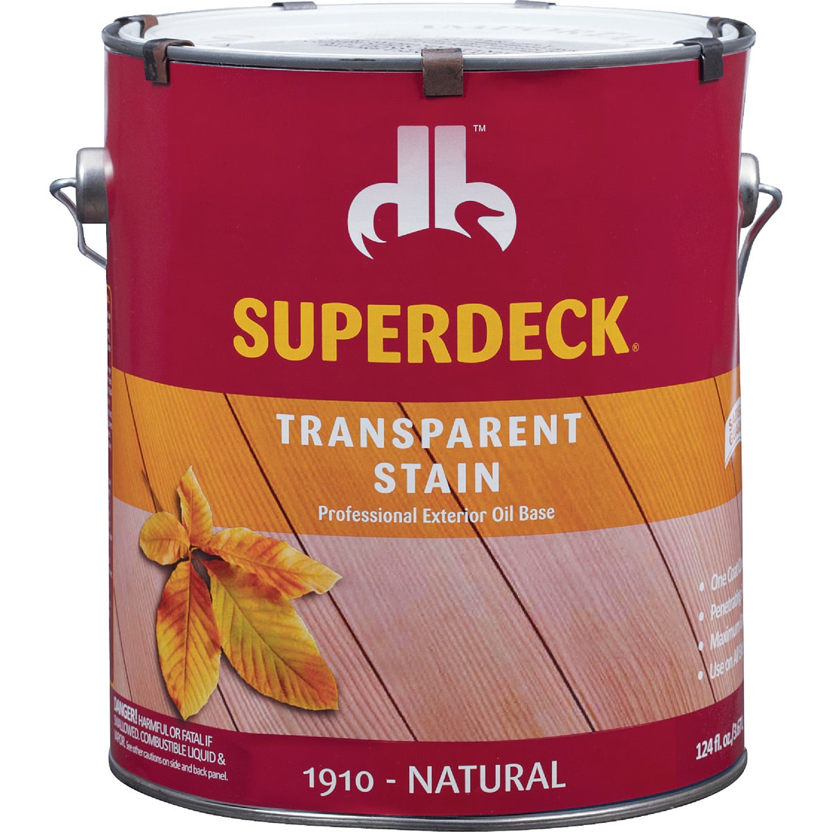Duckback SUPERDECK Transparent Exterior Stain, Natural, 1 Gal.