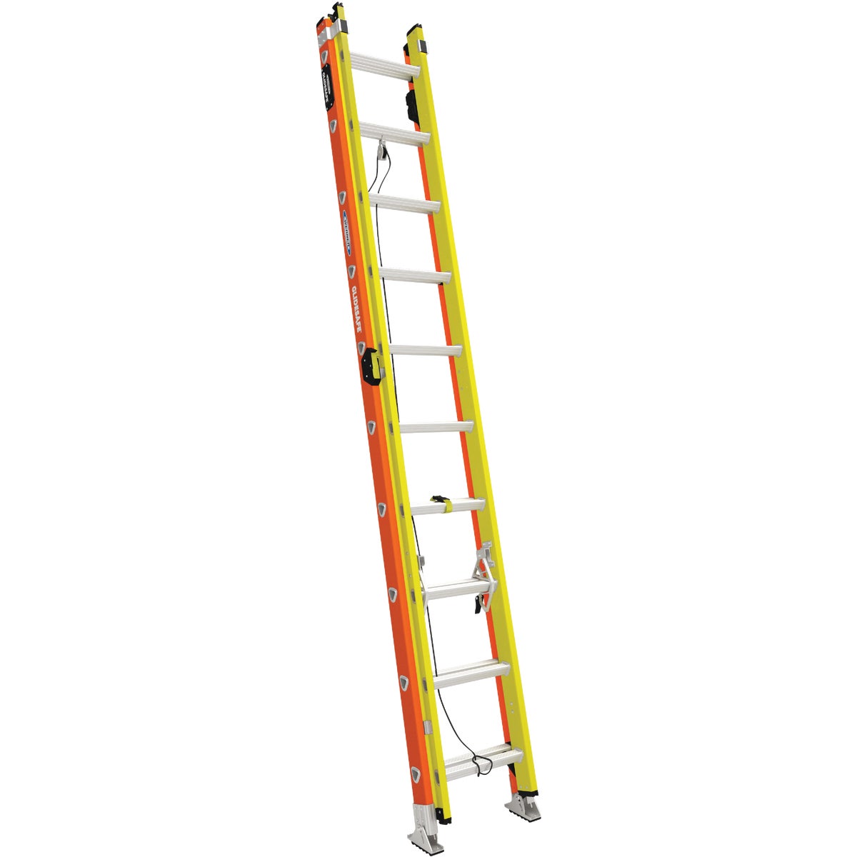 Werner GlideSafe 20 Ft. Type IA Fiberglass Tri-Rung Extension Ladder