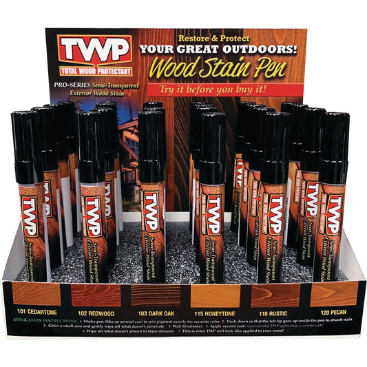 TWP100 Series Deck Stain Pen Counter Display Box