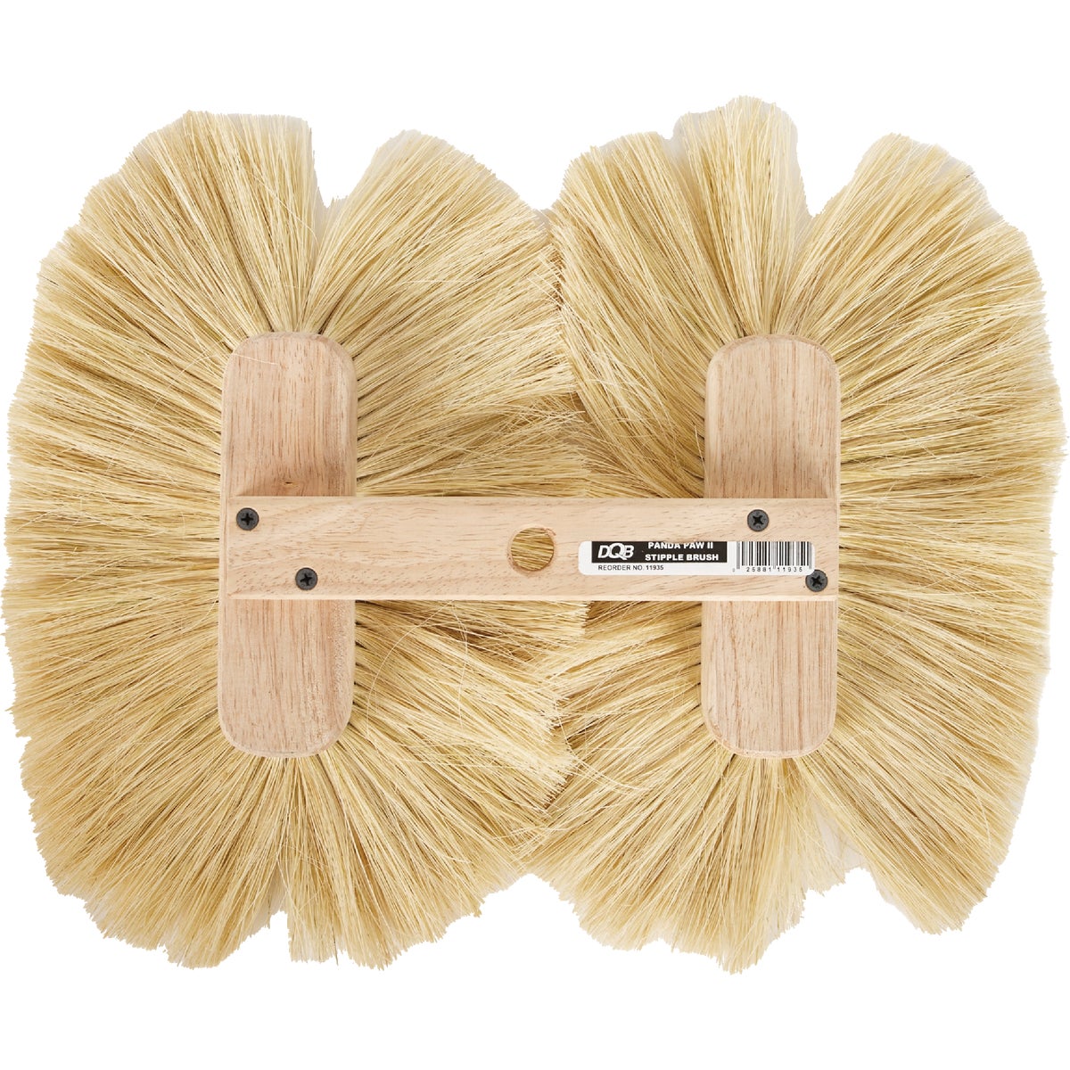 DQB Panda Paw 60 In. x 1-1/8 In. Strippling Double Texture Paint Brush