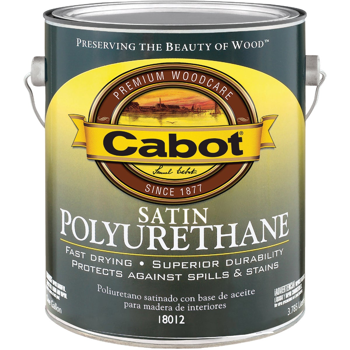 Cabot VOC Satin Interior Polyurethane, 1 Gal.