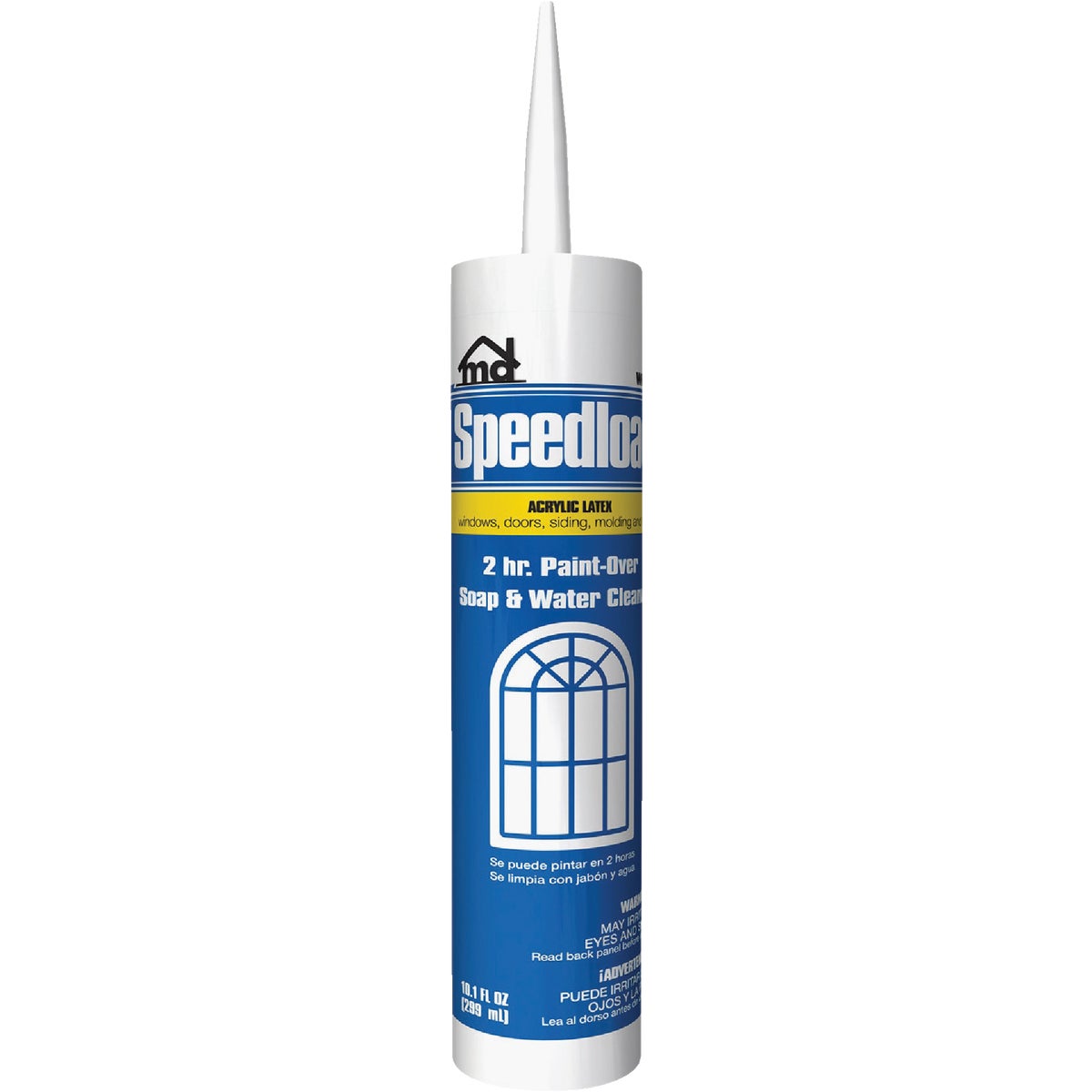 MD Speedload 10.1 Oz. White Window & Door Acrylic Latex Caulk