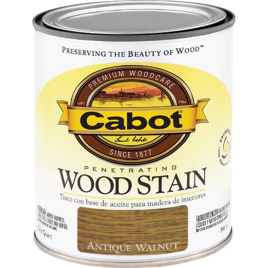 Cabot Penetrating Wood Stain, Antique Walnut, 1 Qt.