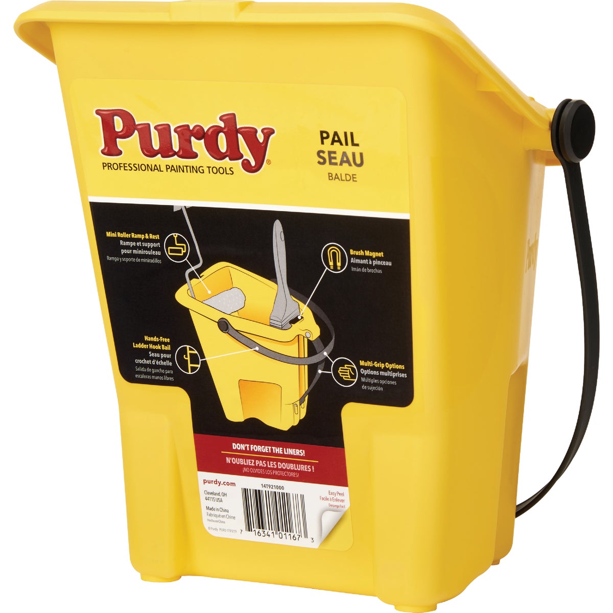 Purdy 1 Qt. Yellow Painter's Pail