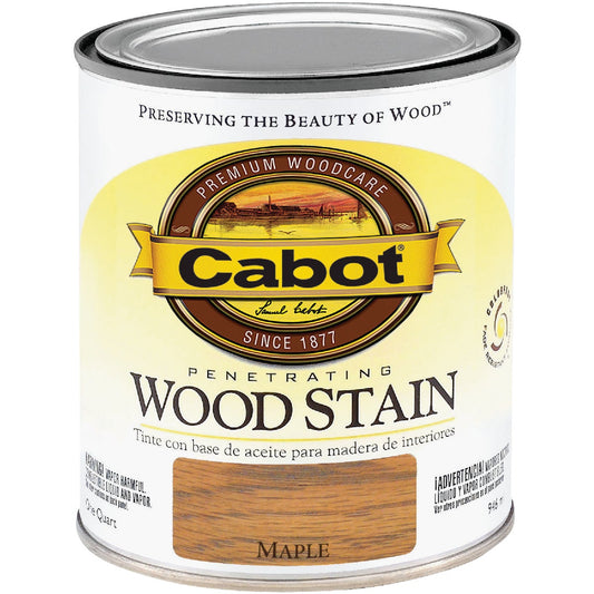 Cabot Penetrating Wood Stain, Maple, 1 Qt.