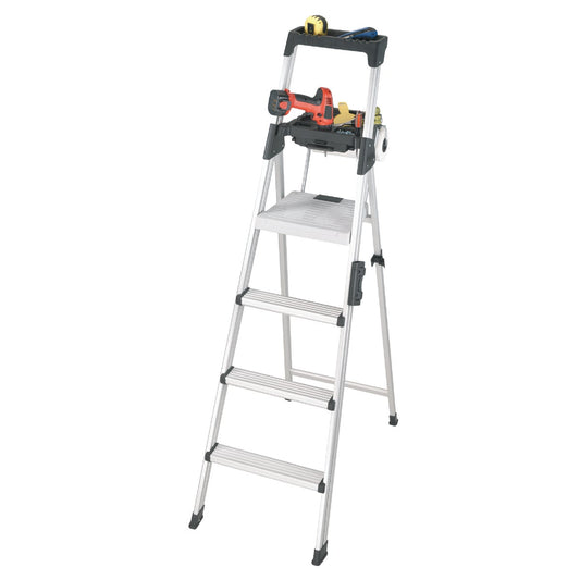 COSCO Signature Series 6 Ft. Aluminum Step Ladder with 300 Lb. Load Capacity Type IA Ladder Rating