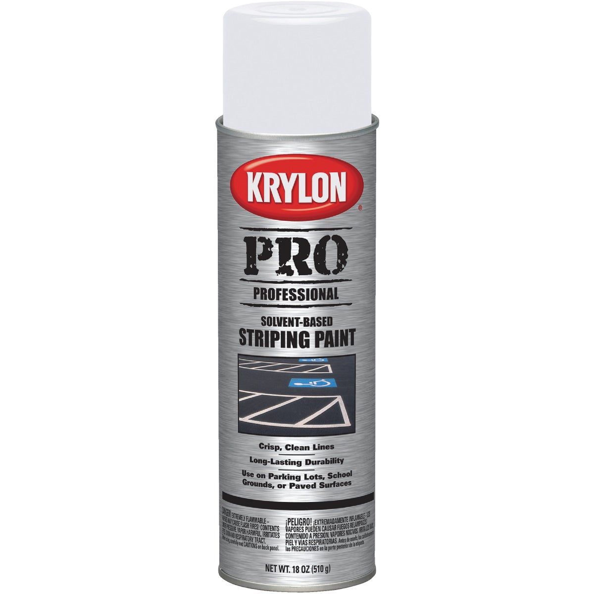 Krylon Highway White 18 Oz. Professional Striping Paint