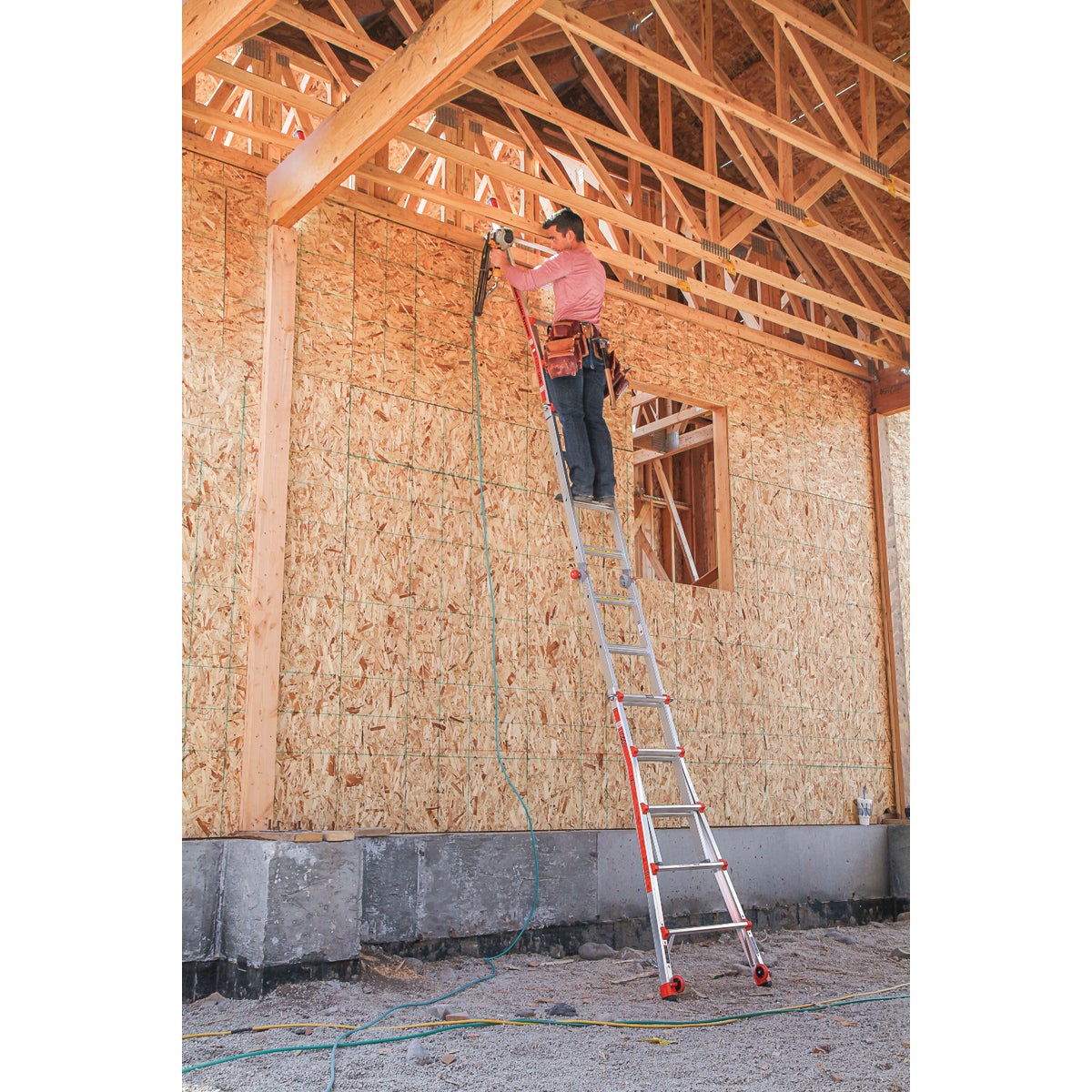 Little Giant Alta-One 22 Ft. Aluminum Multi-Position Telescoping Ladder with 250 Lb. Load Capacity Type I Ladder Rating