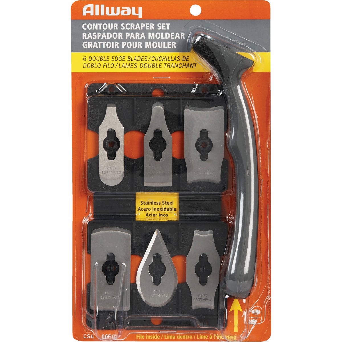 Allway Utility Scraper Combo (6-Blades)